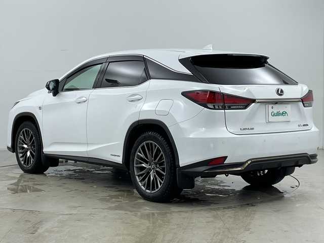 レクサス ＲＸ 450h Fスポーツ 道央・札幌 2020(令2)年 6.1万km ホワイトノーヴァガラスフレーク ・4WD/・寒冷地仕様/・純正ナビ&CD&DVD&BT&TV/・全方位カメラ/・ヘッドアップディスプレイ/・レクサスセーフティシステム/・レーダークルーズコントロール/・パワーバックドア/・前席パワーシート/・前席シートヒーター/・前席ベンチレーション/・ステアリングヒーター/・ドアミラーヒーター/・社外前後ドライブレコーダー/・ビルトインETC2.0/・クリアランスソナー/・三眼LEDヘッドライト/・純正エンジンスターター/・スマートキー/・スペアキー/・純正AW付夏タイヤ積込