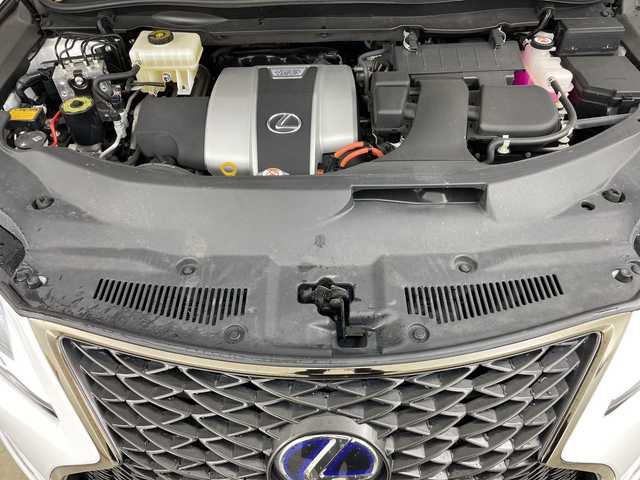 レクサス ＲＸ 450h Fスポーツ 道央・札幌 2020(令2)年 6.1万km ホワイトノーヴァガラスフレーク ・4WD/・寒冷地仕様/・純正ナビ&CD&DVD&BT&TV/・全方位カメラ/・ヘッドアップディスプレイ/・レクサスセーフティシステム/・レーダークルーズコントロール/・パワーバックドア/・前席パワーシート/・前席シートヒーター/・前席ベンチレーション/・ステアリングヒーター/・ドアミラーヒーター/・社外前後ドライブレコーダー/・ビルトインETC2.0/・クリアランスソナー/・三眼LEDヘッドライト/・純正エンジンスターター/・スマートキー/・スペアキー/・純正AW付夏タイヤ積込