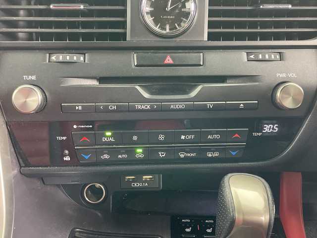 レクサス ＲＸ 450h Fスポーツ 道央・札幌 2020(令2)年 6.1万km ホワイトノーヴァガラスフレーク ・4WD/・寒冷地仕様/・純正ナビ&CD&DVD&BT&TV/・全方位カメラ/・ヘッドアップディスプレイ/・レクサスセーフティシステム/・レーダークルーズコントロール/・パワーバックドア/・前席パワーシート/・前席シートヒーター/・前席ベンチレーション/・ステアリングヒーター/・ドアミラーヒーター/・社外前後ドライブレコーダー/・ビルトインETC2.0/・クリアランスソナー/・三眼LEDヘッドライト/・純正エンジンスターター/・スマートキー/・スペアキー/・純正AW付夏タイヤ積込