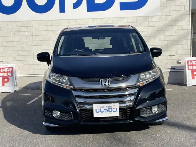 ホンダ オデッセイ アブソルートXホンダセンシングアドバンP 佐賀県 2016(平28)年 14.3万km クリスタルブラックパール （株)IDOMが運営する【じしゃロン佐賀店】の自社ローン専用車両になります。/こちらは現金またはオートローンご利用時の価格です。自社ローンご希望の方は別途その旨お申付け下さい/禁煙車　/８人乗り　/ブラック　/全周囲カメラ　/純正ナビ フルセグ ＢＴオーディオ　/ＥＴＣ　/両側電動スライドドア