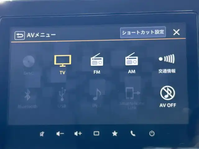 スズキ ワゴンＲ スマイル HYBRID X 和歌山県 2023(令5)年 3.4万km インディゴブルーメタリック/ホワイト2トーン 純正ナビ/（AM/FM/DVD/CD/フルセグTV/Bluetooth/SmartphoneLink)/ワンオーナー/左右パワースライドドア/インディゴブルーメタリック/ホワイト2トーン/全周囲カメラ/バックカメラ/クリアランスソナー/D席シートヒーター/前後ドライブレコーダー/アイドリングストップ/ETC/USBポート×２/ベンチシート/純正アルミホイール/保証書/取扱説明書