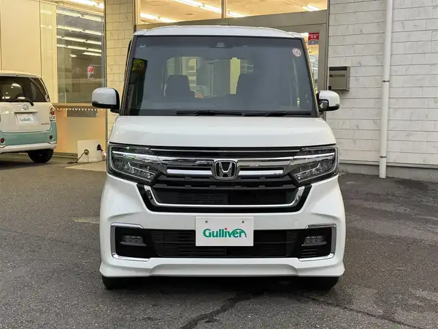 ホンダ Ｎ ＢＯＸ カスタム L 埼玉県 2022(令4)年 2.4万km プラチナホワイトパール ワンオーナー/メモリナビ(CN-HE01D)/カロッツェリアドライブレコーダー(DH300D　2カメラ型)/フルセグテレビ/バックカメラ/クルーズコントロール(追従機能付)/片側パワースライドドア/シートヒーター(運転席、助手席)/ETC/LEDヘッドライト/スマートキー×2