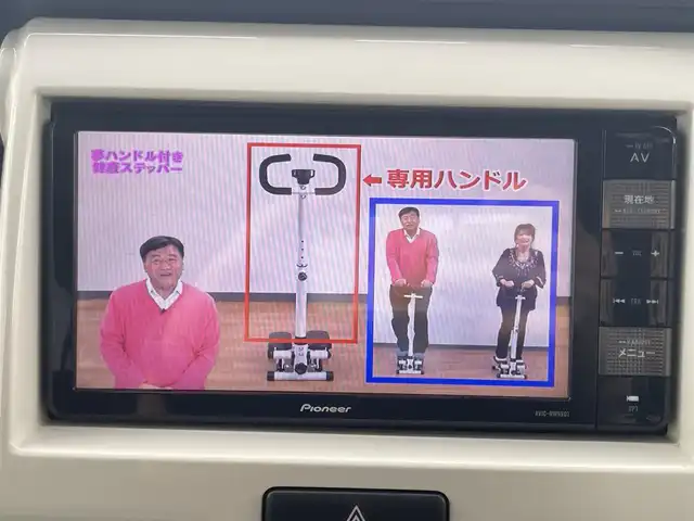 マツダ フレア クロスオーバー XG 愛媛県 2018(平30)年 4.9万km ブルーイッシュブラックパール3 デュアルカメラブレーキサポート/レーンキープアシスト/社外7インチナビ【AVIC-RWS901】/　CD/DVD/Bluetooth/フルセグTV/プッシュスタート/オートライト/HIDヘッドライト/全席シートヒーター/ドアバイザー/フロアマット
