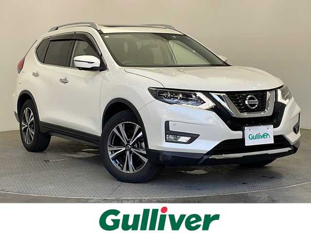 日産 エクストレイル 20Xi 栃木県 2019(平31)年 2.4万km ブリリアントホワイトパール 禁煙車/ガラスルーフ/ALPINE10インチナビ　/(CD/DVD/フルセグTV/Bluetooth/バックカメラ/全方位モニター/プロパイロット/インテリジェントミラー/ドラレコ/４ＷＤ　/ＥＴＣ　/電動リアゲート　/シートヒーター　/ダウンヒルアシスト　/アイドリングストップ/スタッドレスAWセット積み込み