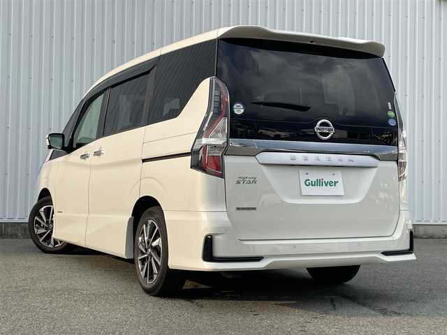 日産 セレナ ハイウェイスター V 福岡県 2020(令2)年 2.9万km ブリリアントホワイトパール プロパイロット/フリップダウンモニター/純正９インチナビ/フルセグTV/CD/DVD/BD/SD/BT/applecarplay/androidauto/全周囲カメラ/衝突軽減/ＢＳＷ/ハンズフリー両側パワースライドドア/ＬＤＷ/ＥＴＣ/パーキングアシスト