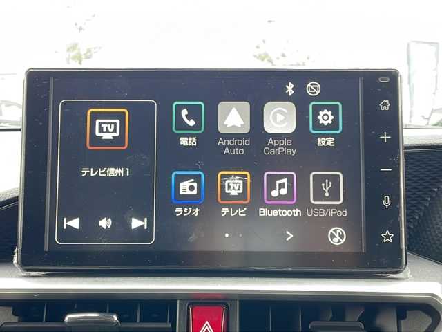 トヨタ ライズ Z 長野県 2024(令6)年 1.7万km ブラックマイカメタリック 禁煙車/ライズ専用9インチディスプレイオーディオ/フルセTV/BleutoothAudio/（USB/HDMI）/AppleCarPlay/AndoroiAuto/パノラマモニター/スマートアシスト/・衝突回避支援ブレーキ/・衝突警報機能/・車線逸脱抑制制御機能/・車線逸脱警報機能/・先行車発進お知らせ機能/・アダプティブドライビングビーム/・全車速追従機能付アダプティブクルーズコントロール/・オートハイビーム/・コーナーセンサー/・レーンキープコントロール/・標識認識機能/・サイドビューランプ/ドライブレコーダー（F・R）/シートヒーター（D・N席）/革巻きステアリング/ステアリングスイッチ/LEDヘッドライト/フォグランプ/オートライト/スマートキー/Pスタート/電動格納ミラー/純正17インチAW/純正フロアマット/ドアバイザー