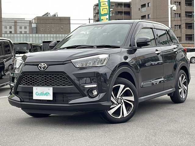 トヨタ ライズ Z 長野県 2024(令6)年 1.7万km ブラックマイカメタリック 禁煙車/ライズ専用9インチディスプレイオーディオ/フルセTV/BleutoothAudio/（USB/HDMI）/AppleCarPlay/AndoroiAuto/パノラマモニター/スマートアシスト/・衝突回避支援ブレーキ/・衝突警報機能/・車線逸脱抑制制御機能/・車線逸脱警報機能/・先行車発進お知らせ機能/・アダプティブドライビングビーム/・全車速追従機能付アダプティブクルーズコントロール/・オートハイビーム/・コーナーセンサー/・レーンキープコントロール/・標識認識機能/・サイドビューランプ/ドライブレコーダー（F・R）/シートヒーター（D・N席）/革巻きステアリング/ステアリングスイッチ/LEDヘッドライト/フォグランプ/オートライト/スマートキー/Pスタート/電動格納ミラー/純正17インチAW/純正フロアマット/ドアバイザー