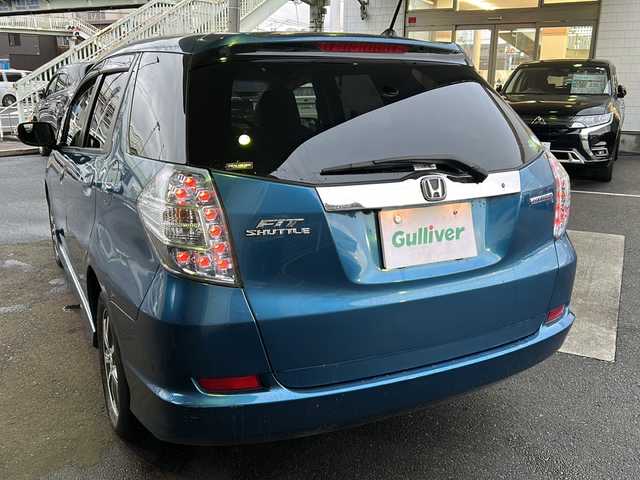 ホンダ フィット シャトル ハイブリッド スマートセレ 京都府 2012(平24)年 9.8万km ホライゾンターコイズパール 純正HDDナビ/ワンセグテレビ/バックカメラ/クルーズコントロール/スマートキー/ハーフレザーシート/ウィンカーミラー/ビルトインETC/ROZESTアルミホイール/横滑り防止装置/オートライトハイト/Wエアバック/CD/フルフラットシート/HDDミュージックサーバー/純正フロアマット/AACエアコン