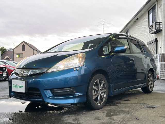 ホンダ フィット シャトル ハイブリッド スマートセレ 京都府 2012(平24)年 9.8万km ホライゾンターコイズパール 純正HDDナビ/ワンセグテレビ/バックカメラ/クルーズコントロール/スマートキー/ハーフレザーシート/ウィンカーミラー/ビルトインETC/ROZESTアルミホイール/横滑り防止装置/オートライトハイト/Wエアバック/CD/フルフラットシート/HDDミュージックサーバー/純正フロアマット/AACエアコン