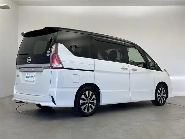 日産 セレナ ハイウェイスターVセレクションⅡ 埼玉県 2019(令1)年 4.7万km ブリリアントホワイトパール 2トーン 純正１０インチナビ　バックカメラ　ビルトインＥＴＣ　ドライブレコーダー　エマージェンシーブレーキ　レーダークルーズコントロール　純正アルミホイール　スマートキー　オートライト　ＬＥＤヘッドライト　ＴＶ