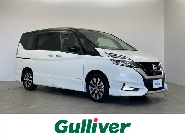 日産 セレナ ハイウェイスターVセレクションⅡ 埼玉県 2019(令1)年 4.7万km ブリリアントホワイトパール 2トーン 純正１０インチナビ　バックカメラ　ビルトインＥＴＣ　ドライブレコーダー　エマージェンシーブレーキ　レーダークルーズコントロール　純正アルミホイール　スマートキー　オートライト　ＬＥＤヘッドライト　ＴＶ