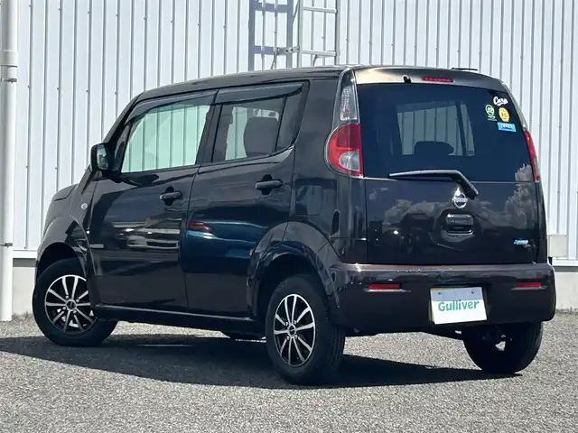 日産 モコ S 熊本県 2014(平26)年 4.4万km アーバンブラウン 純正オーディオ/・AM/FM/CD/USB/バックカメラ/アイドリングストップ/電動格納ミラー/ヘッドライトレベライザー/社外ＥＴＣ/純正ドアバイザー/純正フロアマット/社外アルミホイール/スマートキー