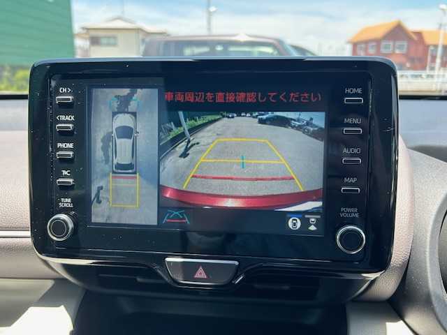 トヨタ ヤリス ハイブリッド Z 茨城県 2021(令3)年 0.4万km センシュアルレッドマイカ 純正ディスプレイオーディオ/Bluetooth/AM/FM//バックモニター/全方位カメラ/アラウンドビューモニター/前後ドライブレコーダ―/トヨタセーフティーセンス/USB端子/シートヒーター/ビルトインETC/LEDヘッドライト/オートマチックハイビーム/純正フロアマット/衝突軽減システム/保証書/取扱い説明書/記録簿