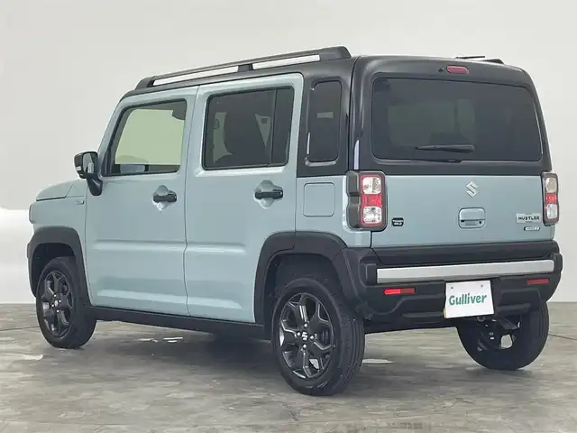 スズキ ハスラー タフワイルド・ターボ 福島県 2024(令6)年 0.2万km オフブルーメタリック/ブラック 2トーン 純正メモリーナビ　全方位カメラ　レーダークルーズコントロール　ＬＥＤライト　ハイビームアシスト　シートヒーター　純正１５インチＡＷ　ステアリングリモコン　コーナーセンサー　スマートキー　禁煙車