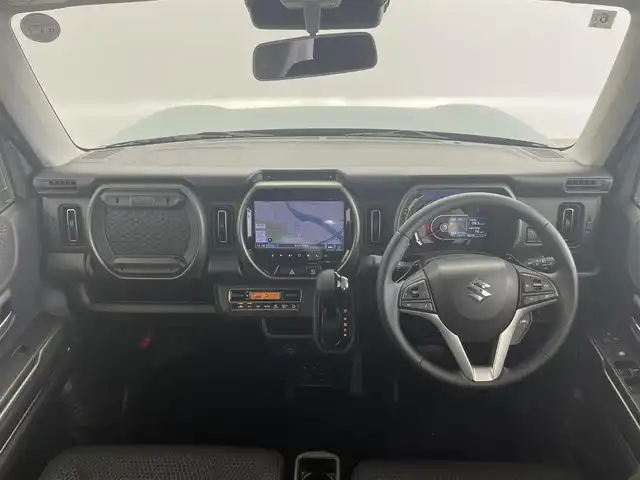 スズキ ハスラー タフワイルド・ターボ 福島県 2024(令6)年 0.2万km オフブルーメタリック/ブラック 2トーン 純正メモリーナビ　全方位カメラ　レーダークルーズコントロール　ＬＥＤライト　ハイビームアシスト　シートヒーター　純正１５インチＡＷ　ステアリングリモコン　コーナーセンサー　スマートキー　禁煙車