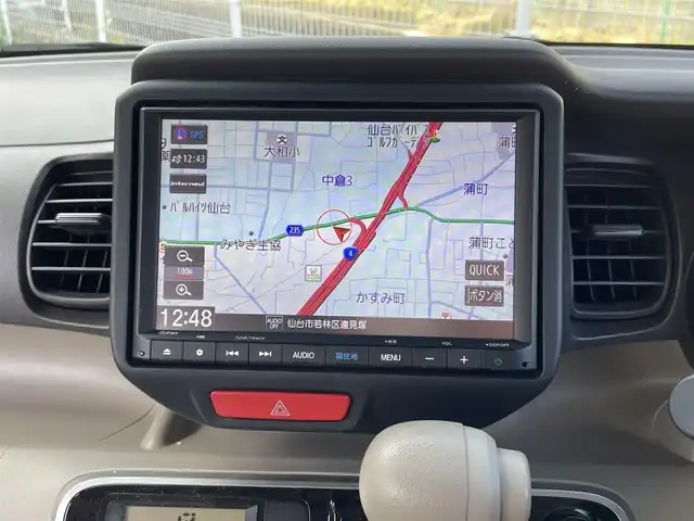 ホンダ Ｎ ＢＯＸ G Lパッケージ 宮城県 2013(平25)年 2.1万km チェリーシェルピンクメタリック /純正8インチメモリナビ//CD/DVD/SD/BT/USB/フルセグテレビ//バックカメラ//左側パワースライドドア//ETC2.0//社外ドライブレコーダー前後//スマートキーx2