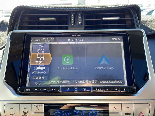 トヨタ ランドクルーザー プラド TX-L 70thアニバーサリーLTD 静岡県 2022(令4)年 2.3万km ホワイトパールクリスタルシャイン アルパインナビ/・フルセグTV/・FM/AM/・CD/DVD/・Bluetooth/・SD/・USB/・HDMI/・Apple Car Play/・Android Auto/主要装備/・サンルーフ/・ＥＴＣ/・茶革シート/・バックカメラ/・追従機能付クルコン/・オートハイビーム/・サイドカーテンエアバッグ/・前席パワーシート/・前席シートヒーター＆ベンチレーション/・ＭＴモード付ＡＴ/・プリクラッシュセーフティ/・クリアランスソナー/・車線逸脱警報