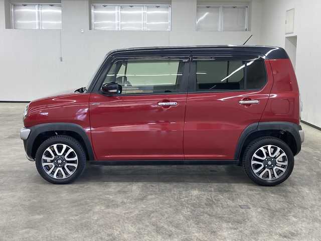 スズキ ハスラー Jスタイル Ⅱ 長崎県 2016(平28)年 1.9万km フェニックスレッドパール/ブルーイッシュブラックパール CDオーディオ　型式：GCW315（Bluetooth CD FM AM）  /ワンオーナー  /プッシュスタート  /衝突軽減ブレーキ  /運転席助手席シートヒーター  /ヒーテッドドアミラー /HID/フォグランプ   /オートライト  /オートエアコン  /レーンキープ  /アイドリングストップ  /電動格納ウインカーミラー  /シートリフター  /チルトステアリング  /ハーフレザーシート  /ツートンカラー  /フロアマット  /ドアバイザー