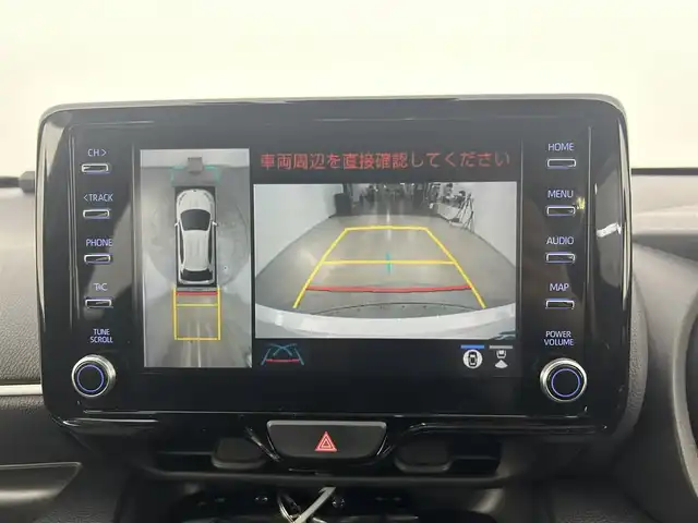 トヨタ ヤリス ハイブリッド Z 道央・札幌 2020(令2)年 4.7万km ホワイトパールクリスタルシャイン ・４WD/・純正ディスプレイオーディオ/　BT/USB/フルセグ/・パノラミックビューモニター/・ビルトインETC2.0/・トヨタセーフティセンス/・プリクラッシュセーフティ/・レーントレーシングアシスト/・ブラインドスポットモニター/・クリアランスソナー/・リヤクロストラフィックアラート/・パーキングサポートブレーキ/・ロードサインアシスト/・オートハイビーム/・レーダークルーズコントロール/・前席シートヒーター/・LEDヘッドライト/・オートライト/・プッシュスタート/・スマートキー/・純正フロアマット/・ドアバイザー