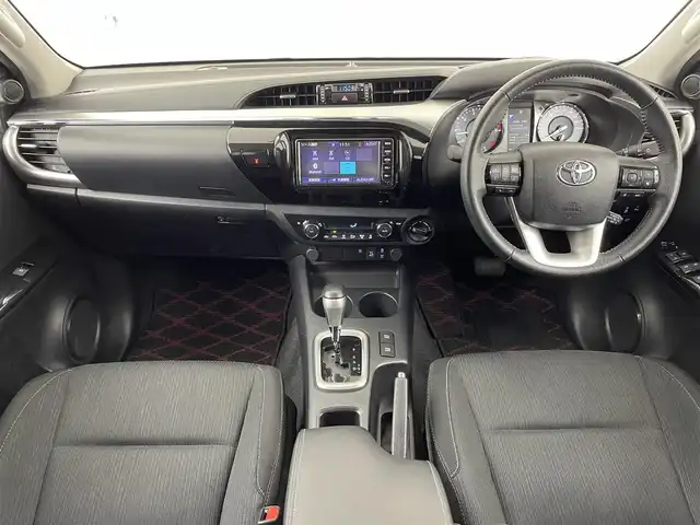 トヨタ ハイラックス Z 大阪府 2021(令3)年 3.5万km スーパーホワイトⅡ 禁煙車/プリクラッシュセーフティ　PCS/　・レーンディパーチャーアラート　LDA/　・レーダークルーズコントロール　ACC/　・ロードサインアシスト　RSA/　・先行車発進告知機能/純正ナビ/　Bluetooth/AM/FM/CD/DVD/AUX/ワンセグ/バックカメラ/LEDオートライト/スマートキー/純正ETC/MTモード付AT/革巻きステアリング/ステアリングスイッチ/電動格納ウィンカーミラー/トノカバー