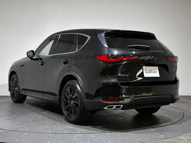 マツダ ＣＸ－６０ 25S エクスクルーシブモード 愛媛県 2023(令5)年 1.8万km ジェットブラックマイカ ・１２．３型ナビ/（フルセグＴＶ・ＢＴ・ＵＳＢ・ＦＭ・ＡＭ・ａｐｐｌｅ　ｃａｒｐｌａｙ・ａｎｄｒｏｉｄ　ａｕｔｏ・ＨＤＭＩ）/・全方位カメラ　/・サンルーフ　/・前方ドラレコ　/・ＥＴＣ　/・レーダークルーズコントロール/・DN席シートヒーター/・DN席ベンチレーション/・DN席パワーシート/・ステアリングヒーター/・パワーバックドア/・衝突軽減ブレーキ/・レーンキープアシスト/・スペアキー