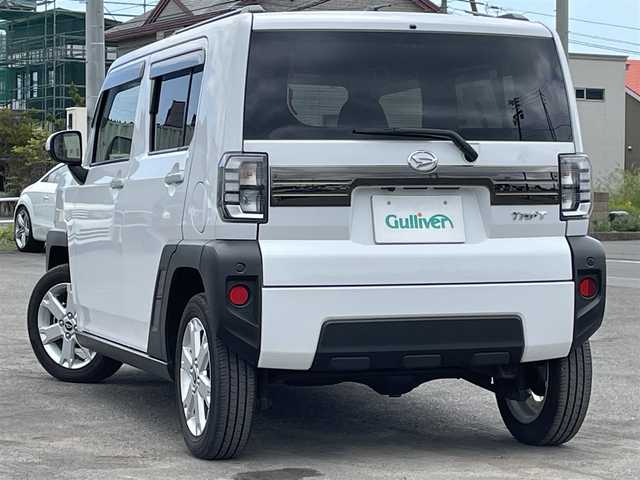 ダイハツ タフト G 道央・札幌 2024(令6)年 0.5万km シャイニングホワイトパール ４WD/ワンオーナー/ガラスルーフ/純正ディーラーOPナビ/CD/DVD/BT/フルセグ/衝突被害軽減ブレーキ/横滑り防止装置/レーンキープアシスト/コーナーセンサー/バックカメラ/ETC/ドライブレコーダー/アイドリングストップ/PWRMODE/前席シートヒーター/革巻きステアリング/ステアリングリモコン/電動パーキング/ブレーキホールド/レーダー探知機/プッシュスタート/スマートキー/LEDヘッドライト/オートライト/オートハイビーム/フォグランプ/電動格納ミラー/純正フロアマット/ドアバイザー/スペアキー/純正エンジンスターター/社外AW付冬タイヤ積込/165/65/R15/2023年/山9mm