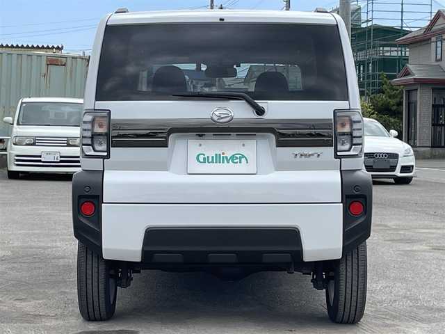 ダイハツ タフト G 道央・札幌 2024(令6)年 0.5万km シャイニングホワイトパール ４WD/ワンオーナー/ガラスルーフ/純正ディーラーOPナビ/CD/DVD/BT/フルセグ/衝突被害軽減ブレーキ/横滑り防止装置/レーンキープアシスト/コーナーセンサー/バックカメラ/ETC/ドライブレコーダー/アイドリングストップ/PWRMODE/前席シートヒーター/革巻きステアリング/ステアリングリモコン/電動パーキング/ブレーキホールド/レーダー探知機/プッシュスタート/スマートキー/LEDヘッドライト/オートライト/オートハイビーム/フォグランプ/電動格納ミラー/純正フロアマット/ドアバイザー/スペアキー/純正エンジンスターター/社外AW付冬タイヤ積込/165/65/R15/2023年/山9mm