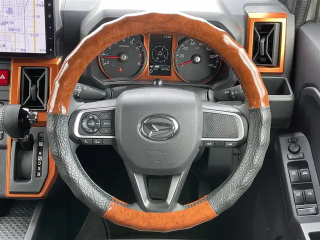 ダイハツ タフト G 道央・札幌 2024(令6)年 0.5万km シャイニングホワイトパール ４WD/ワンオーナー/ガラスルーフ/純正ディーラーOPナビ/CD/DVD/BT/フルセグ/衝突被害軽減ブレーキ/横滑り防止装置/レーンキープアシスト/コーナーセンサー/バックカメラ/ETC/ドライブレコーダー/アイドリングストップ/PWRMODE/前席シートヒーター/革巻きステアリング/ステアリングリモコン/電動パーキング/ブレーキホールド/レーダー探知機/プッシュスタート/スマートキー/LEDヘッドライト/オートライト/オートハイビーム/フォグランプ/電動格納ミラー/純正フロアマット/ドアバイザー/スペアキー/純正エンジンスターター/社外AW付冬タイヤ積込/165/65/R15/2023年/山9mm