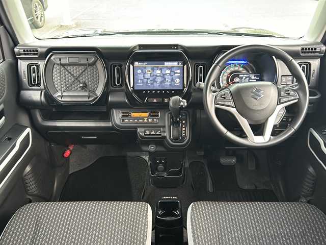 スズキ ハスラー HYBRID X ターボ 福島県 2020(令2)年 7.3万km クールカーキPM 純正９インチナビ　全周囲Ｃ　レーダークルーズ　シートヒーター　フルセグ　ビルドインＥＴＣ　ミラー型前後ドラレコ　パドルシフト　コーナーセンサー　純正１５ＡＷ　天張りキャリア　スマートキー　スペアキー