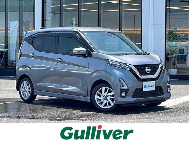 日産 デイズ ハイウェイスターX 新潟県 2020(令2)年 6.5万km チタニウムグレーメタリック 純正オプションナビ/（DTV/DVD/Bluetooth）/衝突軽減/レーンキープアシスト/全周囲カメラ/コーナーセンサー/ETC/アイドリングストップ/フロアマット/ヘッドライトレベライザー/LEDヘッドライト/フォグランプ/ウィンカーミラー/ドアバイザー/スペアキー