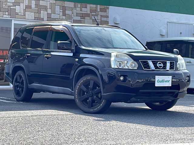 日産 エクストレイル 20S 徳島県 2007(平19)年 13.3万km ダイヤモンドブラック 純正HDD7型ナビ　HC307-A/（フルセグ/DISC/ラジオ/VTR）/バックカメラ/ハーフレザーシート/ダウンヒルアシストコントロール/純正ドアバイザー/電動格納ミラー/フォグライト/純正17インチアルミホイール/純正フロアマット/ダブルエアバック