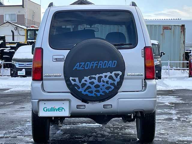 マツダ ＡＺ オフロード XC 道央・札幌 2011(平23)年 9.9万km シルキーシルバーメタリック ４WD/社外メモリーナビ/CD/DVD/BT/フルセグ/ETC/トランスファー切替/シートカバー/リモコンキー/ハロゲンヘッドライト/フォグランプ/電動格納ミラー/ドアバイザー/社外AW付夏タイヤ積込/175/80/R16/2019年/山3mm