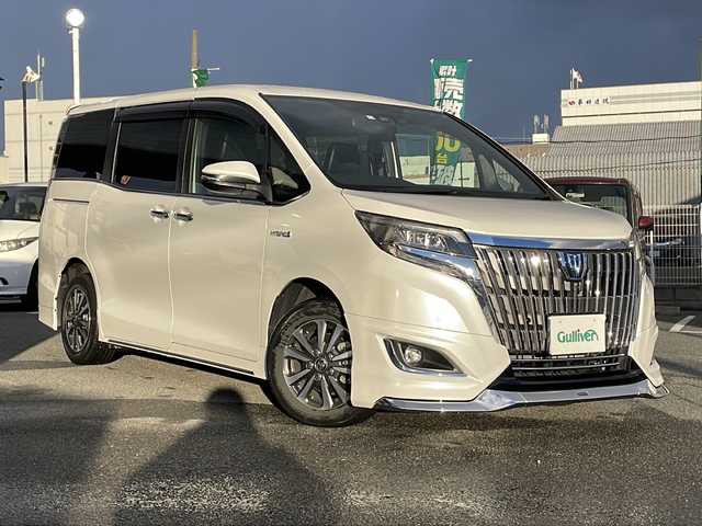 トヨタ エスクァイア ハイブリッド Gi 奈良県 2020(令2)年 2.5万km ホワイトパールクリスタルシャイン ワンオーナー/トヨタセーフティーセンス/クルーズコントロール/ETC/ドラレコ/メモリナビ/フルセグテレビ/バックカメラ/アイドリングストップ/ウィンカーミラー/ドアバイザー/プッシュスタート/両側パワースライドドア/前席独立エアコン/オートエアコン/nanoeエアコン/オートライト/USB(Type-A×4個)/コーナーセンサー