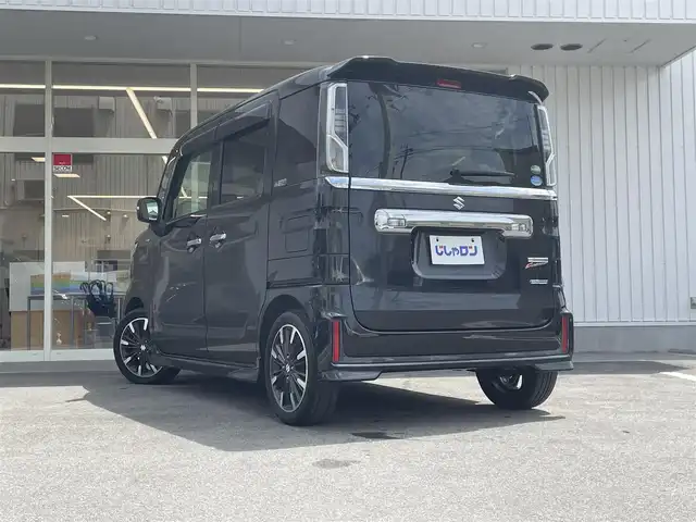 スズキ スペーシア カスタム HYBRID XS ターボ 大阪府 2018(平30)年 11.1万km ブルーイッシュブラックパール3 (株)IDOMが運営する【じしゃロン東大阪店】の自社ローン専用車両になります。こちらは現金またはオートローンご利用時の価格です。自社ローンご希望の方は別途その旨お申付け下さい/社外SDナビ【CN-RZ743W】/フルセグテレビ/Bluetooth/クルーズコントロール/プッシュスタート＆スマートキー/アイドリングストップ/両側パワースライドドア/パドルシフト/LEDヘッドライト/LEDフォグランプ/スリムサーキュレーター/ドアバイザー/取説（車両・ナビ）＆保証書/スペアキー