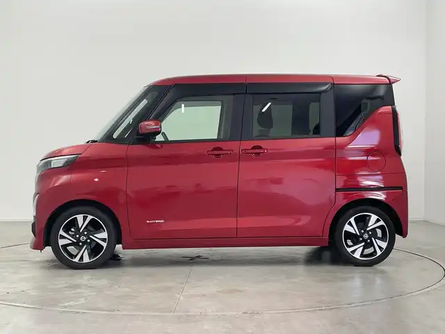 日産 ルークス HWS Gターボ プロパイロットED 群馬県 2022(令4)年 0.6万km スパークリングレッドM 純正９型ナビ　全周囲カメラ　ビルトインＥＴＣ２．０　純正前後ドラレコ　両側電動スライドドア ハンズフリー機能　衝突被害軽減ブレーキ　ＬＥＤヘッドライト／フォグ　オートライト リヤサーキュレーター