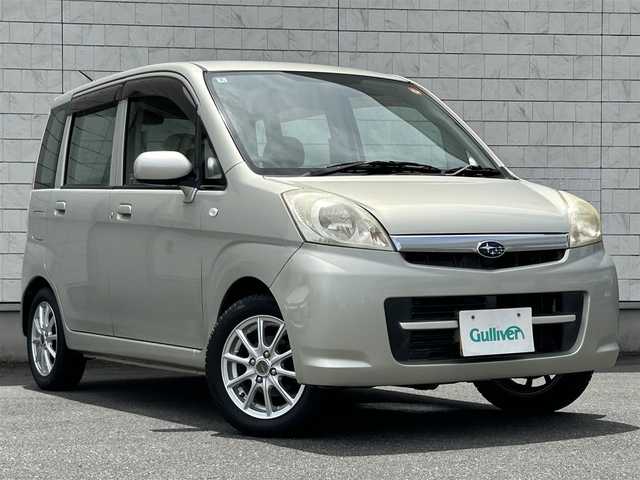 スバル ステラ L 群馬県 2008(平20)年 7.7万km シャンパンメタリック 5速MT/4WD/純正1DINオーディオ/（CD/AM/FM）/社外14インチアルミホイール/ハロゲンヘッドライト/レベライザー/パワーウィンドウ/パワーステアリング/純正フロアマット/シガーソケット/SRSエアバッグ/保証書/取扱説明書/スペアキー