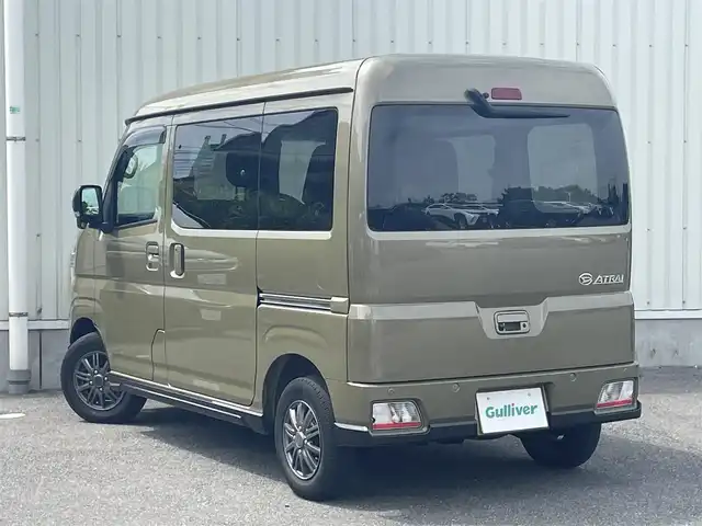 ダイハツ アトレー バン RS 山形県 2023(令5)年 2.8万km オフビートカーキM 4WD/衝突被害軽減システム/純正ディスプレイオーディオ/　　【BT フルセグ USB】/バックカメラ/両側パワースライドドア/レーダークルーズコントロール/LEDオートヘッドライト/12インチアルミホイール/アイドリングストップ/コーナーセンサー/ステアリングスイッチ/純正フロアマット/ドアバイザ―/スマートキー×2