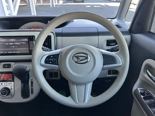 ダイハツ ムーヴ キャンバス X メイクアップ SA Ⅲ 静岡県 2018(平30)年 4.3万km パールホワイトⅢ/ナチュラルベージュマイカメタリック 2トーン スマートアシストIII/エコアイドル/純正SDナビ/地デジTV/【DVD/CD再生機能】/バックカメラ/ドライブレコーダー（DRN-H68N）/ETC/リアコーナーセンサー/キーフリーシステム