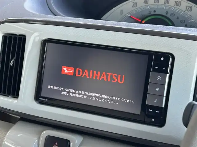 ダイハツ ムーヴ キャンバス X メイクアップ SA Ⅲ 静岡県 2018(平30)年 4.3万km パールホワイトⅢ/ナチュラルベージュマイカメタリック 2トーン スマートアシストIII/エコアイドル/純正SDナビ/地デジTV/【DVD/CD再生機能】/バックカメラ/ドライブレコーダー（DRN-H68N）/ETC/リアコーナーセンサー/キーフリーシステム