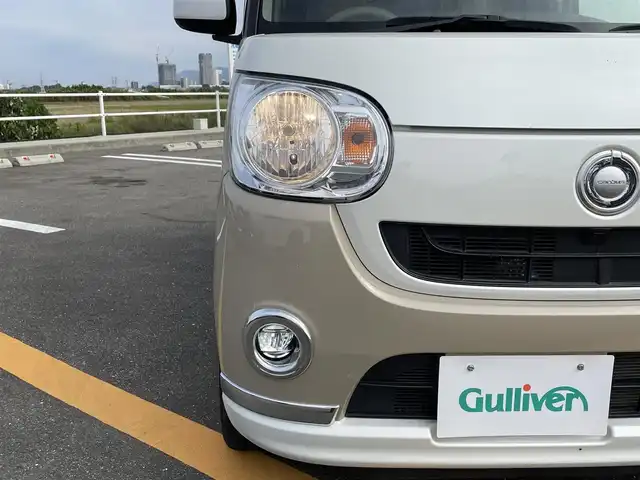 ダイハツ ムーヴ キャンバス X メイクアップ SA Ⅲ 佐賀県 2018(平30)年 4.3万km パールホワイトⅢ/ナチュラルベージュマイカメタリック 2トーン スマートアシストIII/エコアイドル/純正SDナビ/地デジTV/【DVD/CD再生機能】/バックカメラ/ドライブレコーダー（DRN-H68N）/ETC/リアコーナーセンサー/キーフリーシステム