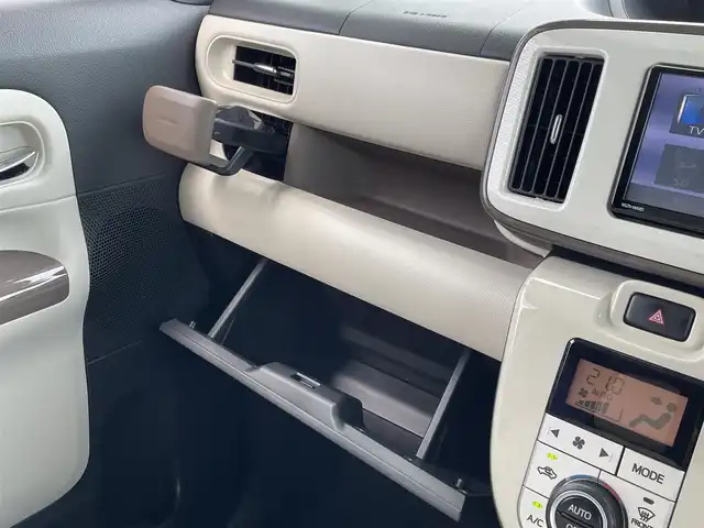 ダイハツ ムーヴ キャンバス X メイクアップ SA Ⅲ 佐賀県 2018(平30)年 4.3万km パールホワイトⅢ/ナチュラルベージュマイカメタリック 2トーン スマートアシストIII/エコアイドル/純正SDナビ/地デジTV/【DVD/CD再生機能】/バックカメラ/ドライブレコーダー（DRN-H68N）/ETC/リアコーナーセンサー/キーフリーシステム