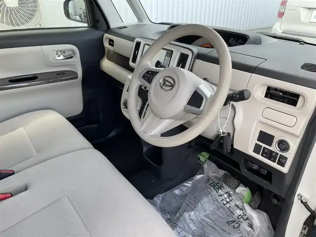 ダイハツ ムーヴ キャンバス X メイクアップ SA Ⅲ 佐賀県 2018(平30)年 4.3万km パールホワイトⅢ/ナチュラルベージュマイカメタリック 2トーン スマートアシストIII/エコアイドル/純正SDナビ/地デジTV/【DVD/CD再生機能】/バックカメラ/ドライブレコーダー（DRN-H68N）/ETC/リアコーナーセンサー/キーフリーシステム