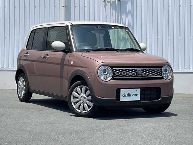 スズキ ラパン X 三重県 2022(令4)年 1万km テラコッタピンクメタリック/ソフトベージュ 2トーン 衝突被害軽減ブレーキ　レーンキープ　前席シートヒーター　ツートンカラー　ステアリングスイッチ　ＵＳＢ　オートライト　ＬＥＤヘッドライト　アイドリングストップ　Ｗエアバック　スマートキー　スペアキー　コーナーセンサー　横滑り防止装置