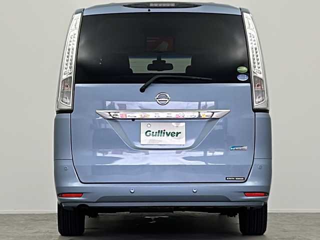 日産 セレナ 20X S HV Aセーフティ 長崎県 2014(平26)年 9.2万km クリスタルミスト 純正ナビ/・フルセグTV/・Bluetooth/・CD/DVD/純正後席モニター/アラウンドビューモニター/衝突軽減システム/車線逸脱防止/クルーズコントロール/両側パワースライドドア/後席サンシェード/シートカバー/ビルトインETC