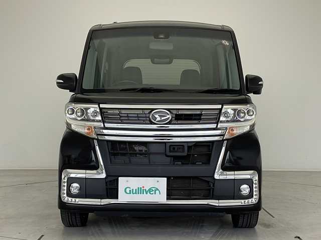 ダイハツ タント カスタム RS トップED SAⅡ 愛知県 2016(平28)年 6.3万km ブラックマイカメタリック 衝突軽減システム/純正９型SDナビ/両側パワースライドドア/フルセグ/CD/DVD/Bluetooth/バックカメラ/コーナーセンサー/純正アルミホイール/LEDヘッドライト/ETC/ステアリングスイッチ/スマートキー/プッシュスタート