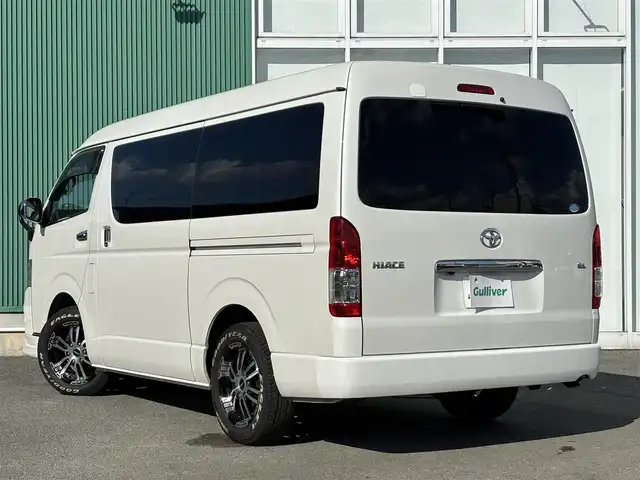 トヨタ ハイエース GL ロング 福岡県 2013(平25)年 7.3万km ホワイトパールクリスタルシャイン SDナビ/フルセグTV/バックカメラ/ETC/後席モニター/前方ドライブレコーダー/片側パワースライドドア/リモコンキー/オートライト