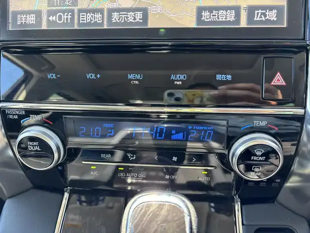 トヨタ ヴェルファイア Z Gエディション 福岡県 2018(平30)年 8.1万km ブラック ワンオーナー/トヨタセーフティセンス/サンルーフ/純正12.1型後席ディスプレイ/純正10型ナビ/（BT/フルセグ/DISC/SD/SDREC/AM/FM）/Bカメラ/両側パワースライドドア/レーダークルーズコントロール/LEDヘッドライト/オートライト/オートマチックハイビーム/革シート/DN席パワーシート/シートメモリー/DN席エアシート/DN席シートヒーター/ステアリングヒーター/純正18インチAW/USB入力端子/HDMI入力端子/横滑り防止装置/コーナーセンサー/レーンキープアシスト/盗難防止装置/衝突軽減システム/スマートキー/ETC2.0/保証書/取扱説明書