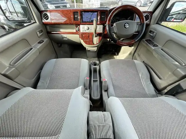 スズキ エブリィ ワゴン PZターボ スペシャル 愛知県 2009(平21)年 12.6万km ミステリアスバイオレットパール リモコンキー/社外ナビ/フルセグTV/BT/バックカメラ/ETC/純正14インチAW/両側パワースライドドア/ヘッドレストモニター/スペアキー