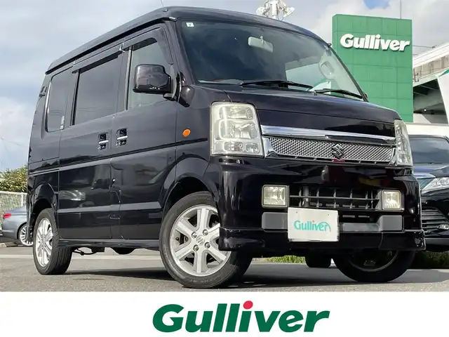 スズキ エブリィ ワゴン PZターボ スペシャル 愛知県 2009(平21)年 12.6万km ミステリアスバイオレットパール リモコンキー/社外ナビ/フルセグTV/BT/バックカメラ/ETC/純正14インチAW/両側パワースライドドア/ヘッドレストモニター/スペアキー