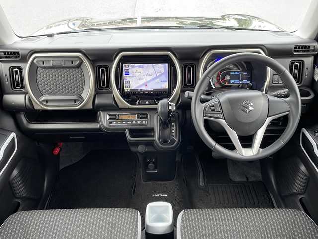 スズキ ハスラー HYBRID X 山口県 2020(令2)年 5.2万km クールカーキPM 社外ナビ【CN-RZ853】/フルセグテレビ/Bluetooth/デュアルブレーキサポート/レーンキープアシスト/オートハイビーム/バックソナー/D/N席シートヒーター/純正フロアマット/サイドバイザー/プッシュスタート/純正15インチAW